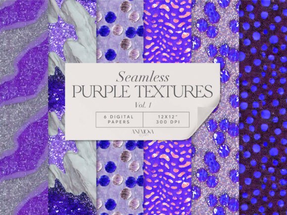 Download Purple Glitter Digital Paper Seamless - Premium Bundle