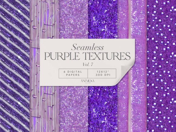 Download Purple Glitter Digital Paper Seamless - Premium Bundle